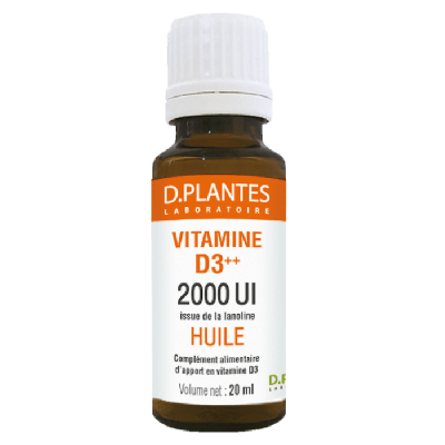 Vitamine D3++ huile 2000 UI 20 ml